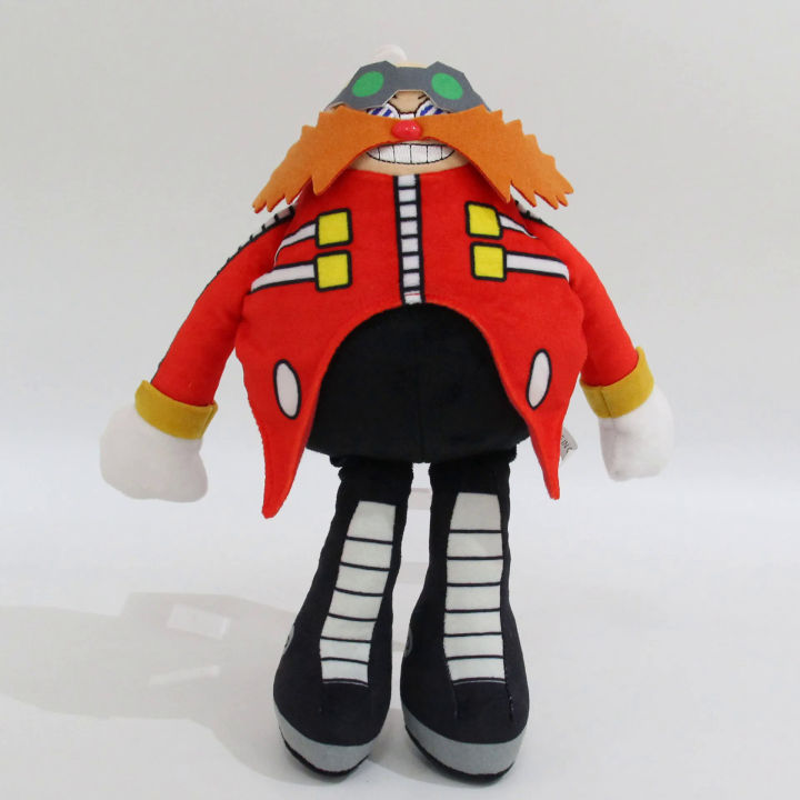 30 Anniversary the Hedgehog Modern Dr. Eggman Plush Toy, Red Doctor Eggman 9" Tomy