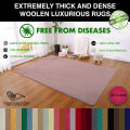 Natural Woolen Carpets and Rugs made of pure Wool for Living Room Rug, Dimension 3' x 5' / 4' x 6' / 6' x 9'. 