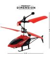 Remote Control Helicopter with LED Lights & Palm Control - Fun Indoor Flying Toy for Kids & Adults. 