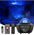 Brand-new rechargeable, wireless, starry projection light with Bluetooth speaker and wireless remote.. 