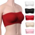 Girls New Style Seamless Strapless Bra Free Size Bra Multicolor Without Wires and Hooks. 