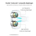 gilii headset 4D bass dual speaker HiFi stereo 3.5mm with microphone + wired headset. 