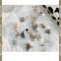 PVC Clear Jewelry Zipper Bag,Jewelry Earring Storage Book,(84 Cells). 