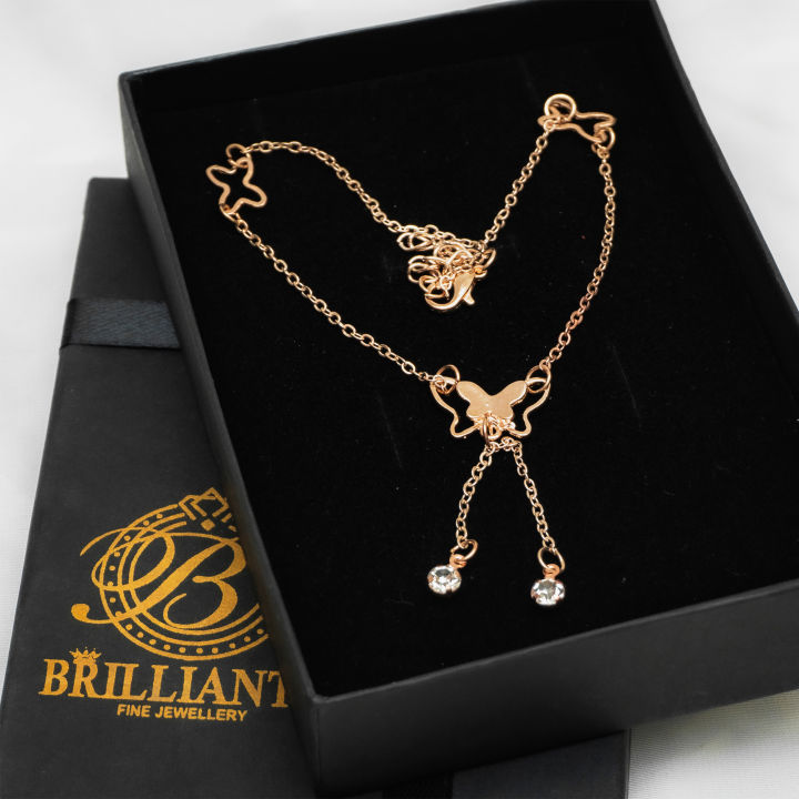 Butterfly%20Anklet%20Payal%20for%20Girls%20and%20women%20Simple%20Rose%20Golden%20Foot%20Bracelet%20Pazaib%20-%20Image%205