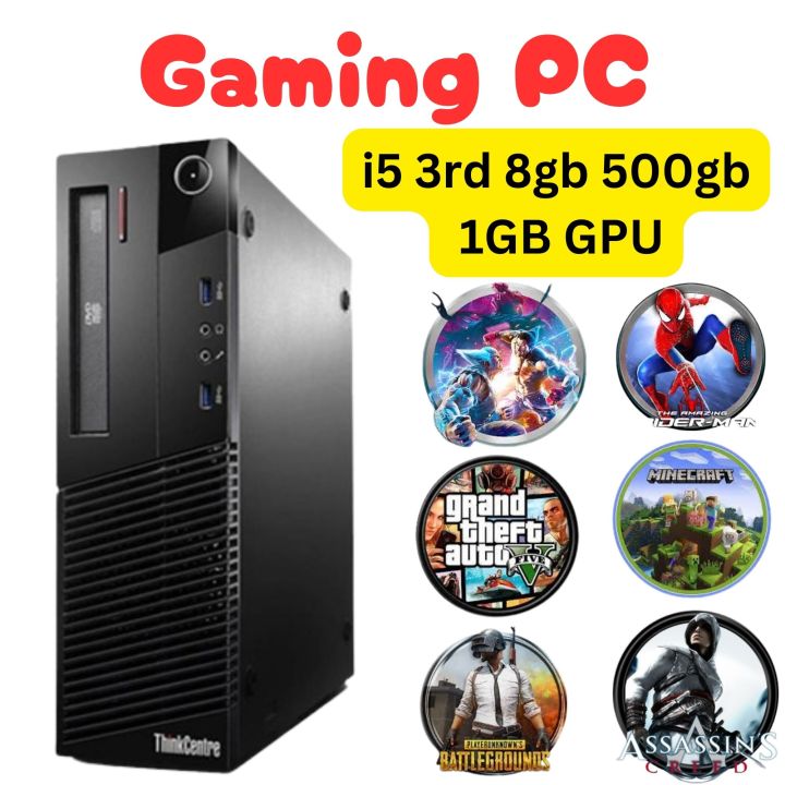 Gaming PC core i5 3rd generation 8GB/1GB Graphic Card/500Gb