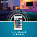 RGB LED Strip Light, Color Changing RGB LED Light Strips, LED Strips with Remote, 12ft Remote Strip Light Complete Kit with 12V Adapter, Decoration Lights, For Gaming Room – Coarts Lighting. 
