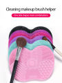 Newest 1pc Silicone Brush Cleaner Cosmetic Make Up Washing Brush Gel Cleaning Mat Foundation Makeup Brush Cleaner Pad Board. 