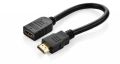 HDMI Male to Female Joinder and Coupler Adapter for  Wire Extension - Compatible with Google Chromecast, LED TVs, HDMI Cable Extenders, Android TV Boxes, and More. 