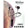 I Max Bluetooth Necklace Headphone Handsfree Wireless Headset Sport Stereo Headphone Wireless Earphone. 