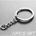 10 Key Chain Ring Base for resin art Making Key Chains. 