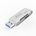 Markus Pionaet Yijin YJ-668 two-in-one USB3.0 high-speed card reader mobile phone TF card camera SD memory card data transfer. 