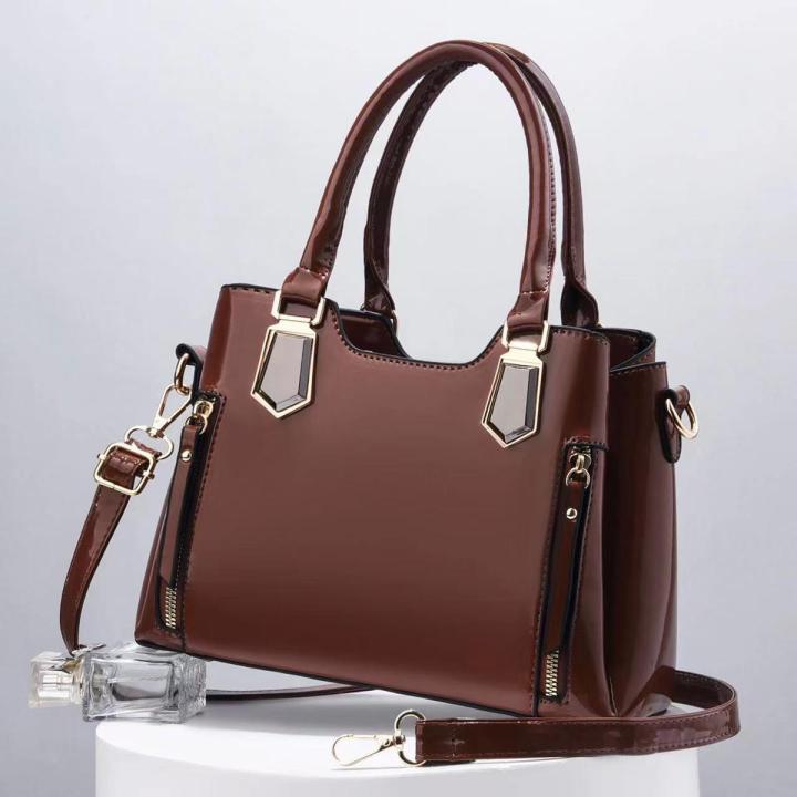 Women Hand Bags PU Faux Leather Top Handel Bags Shoulder Bag For Girls Ladies Hand Bag For Party Bridals Bags