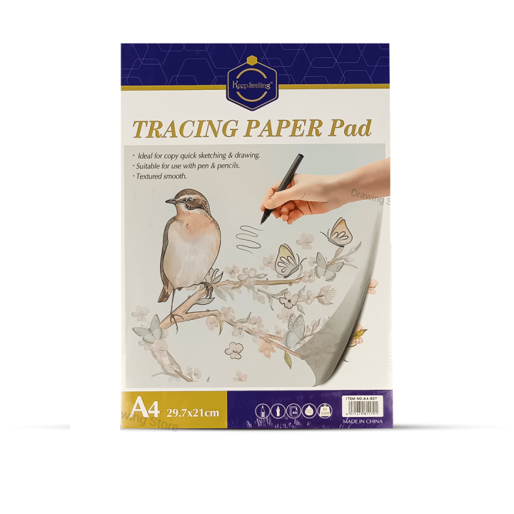 Keep Smiling Tracing Paper Pad 40 Sheet 60gram - A4 Size