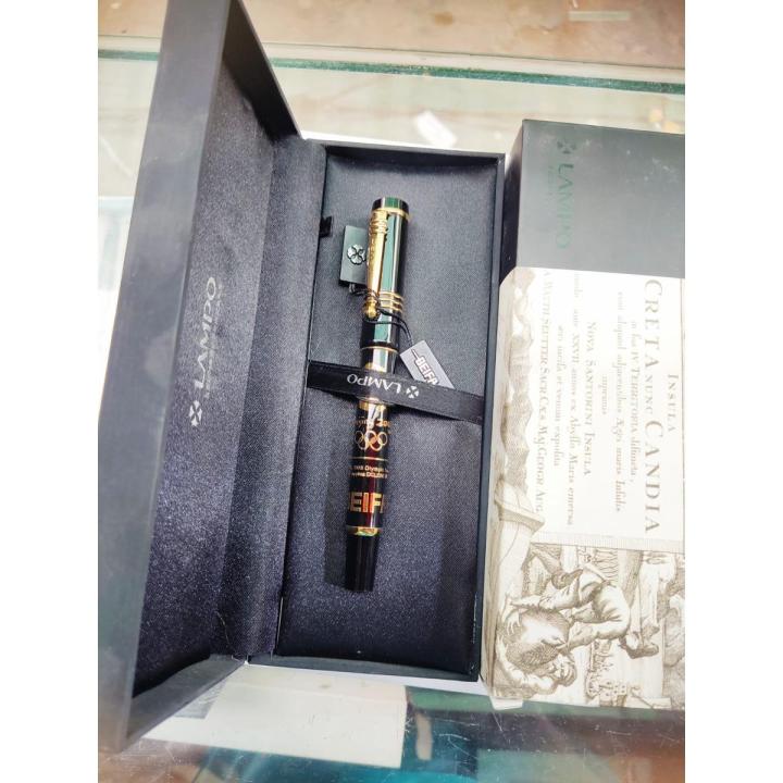Lampo fountain Pen Beijing Olympics Crafted with free Parker Vector Ballpen