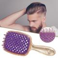 Hollowing Grid Curly Hair Brushes Anti-static Wide Teeth Hair Loss Cleaning Brush Wet And Dry Use Air Cushion Comb Styling Tool. 