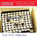 【Universal Car Parts Store】Free shipping! FUSE 5A 250V 5A/250V 6X30 6MM * 30MM 6*30-F5A Glass tube. 
