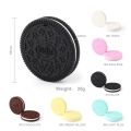 【HOT】 1Pcs 55Mm Silicone Cookies Baby Teethers Rodent Beads DIY Chew Necklace Pacifier Chain Pendant Food Grade Silicone BPA Free. 