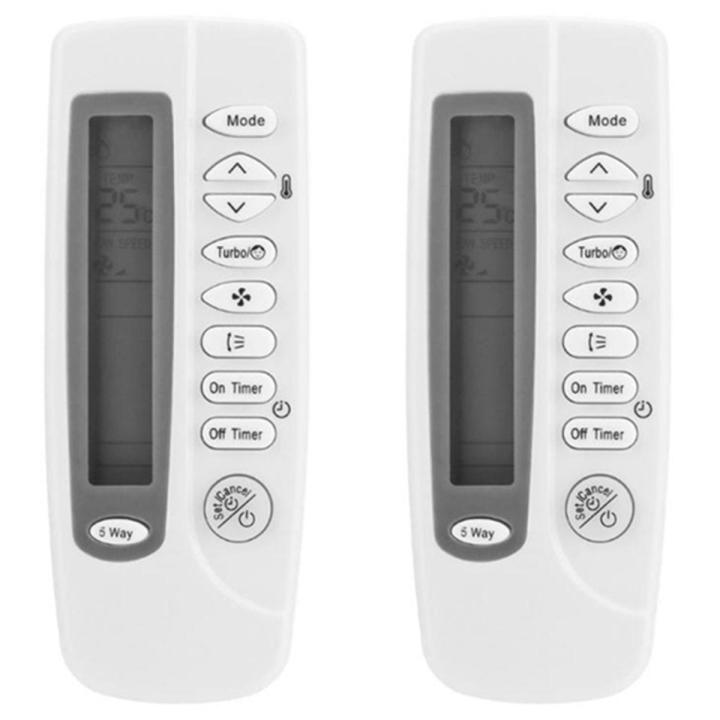 XHHDQES 2X Remote Control for Samsung ARC-410 ARH-466 ARH-441 ARH-430 ARC-414 ARC-406 ARC-738 ARH-465 AC A/C Air Conditioner