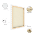 Pack of 3 - Square Canvases 16 x 16 For Painting, Canvas Boards, Canvas Panels, 100% Cotton Stretched Canvas , Framed Canvas, Small Canvas. 