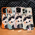 Trendy Cute Couples Pop Mart Labubu Funny Cartoon Casing Compatible for IPhone 15 16 12 11 14 13 Pro Max 16 14 15 Plus XR X XS Max Luxury Soft Case. 