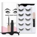 magnetic eyelashes suit with magnetic liner, lash holder and 5 different pairs of lashes. 