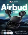 Audionic Airbud 550 Quad MIC ENC Earbuds - Gaming Mode - IPx4 Water Proof TWS Wireless Earbuds With 26 Hours Playtime - Bluetooth Earbuds And Headphones - 1 Year Official Warranty. 