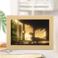 Painting Decoration Light, LED Glowing photo frame,Experience light and shadow The Art of Photo Frame,LED Light Painting Wall Art, LED Light Painting Wood Frames. 