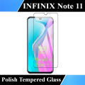 Infinix Note 11 Polish Screen Tempered Glass Protector. 