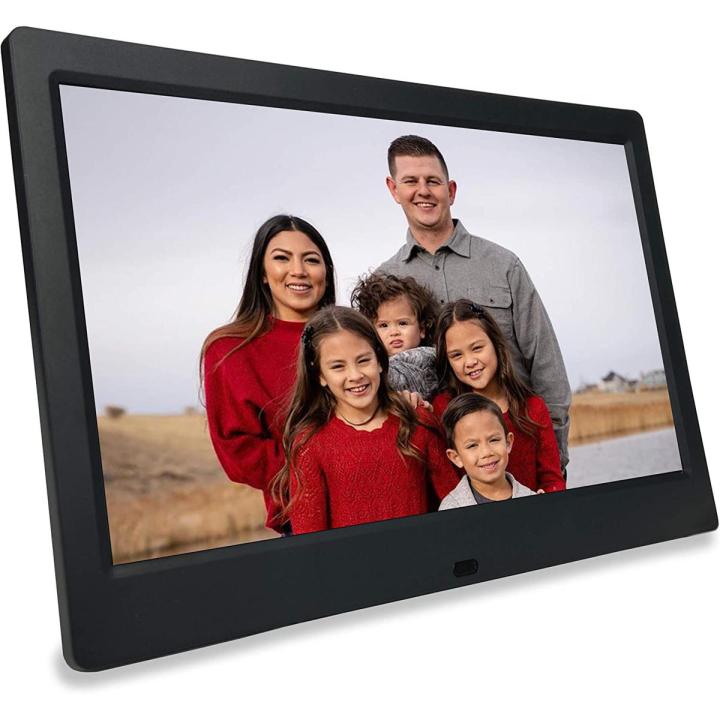 10 Inch Digital Picture Frame  Universal USB (128GB) to Get from Phone or Computer to Frame  (Black)