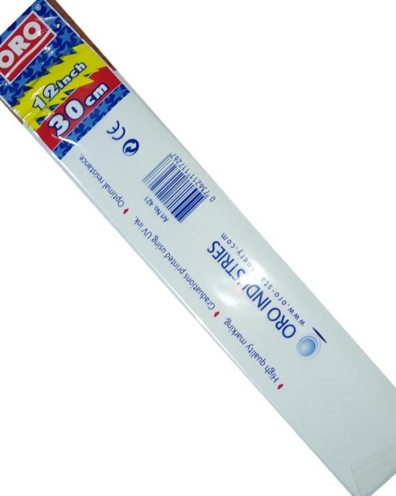 12%20%20Inch%20Plastic%20Ruler%20Scale%20Art%20#%20421%20(1%20Pcs)%20-%20Image%205