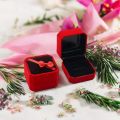 Ring Boxes Collection Safeguard Your Precious Rings in Style with Different Colorful Designs Single Piece. 
