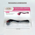 Derma Roller 0.5 Mm - Hair Growth Derma Roller - Micro Needling Roller - Micro Needle Roller For Men - Dermaroller Hair Roller - Best Quality Derma Roller - Needle For Acne Scars - Skin Care Beauty Tool - System Beauty Skin. 