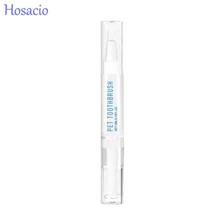 Hosacio Integrated Pet Toothbrush Paste Brush Pet Dental Care Pen for Dogs Cats Natural Teeth Cleaning Whitening Tool Tartar Remover Repair Kit Buyers' Choice Pet Toothbrush for Gum Health
