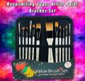 KEEPSMILING VALUE 12PCS ARTIST PAINT BRUSHES SET MULTI BRUSHES. 