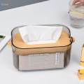 Tissue Box Cover Holder Simple Decor Multifunctional Facial Tissue Holder for Livingroom Restaurant. 