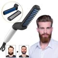 Home Genie 2nd Gen Electric Beard & Hair Styling Comb, Quick Heating, Anti-Burn, Men's Grooming Tool. 
