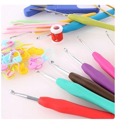 Rubber Grip Crochet Hook All Sizes 2mm-6mm
