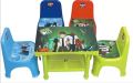 Cartoon Characters Baby Table and Chairs Set (One Table and Two Chairs). 