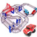 Track Speed Cornering DIY Kids Vehicle car Speed Rail puzzle Toys - M10900. 