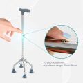 Lifecare Enterprises Adjustable Walking Stick Quaid Cane Walking Stick (4 legs) Walking Stick. 
