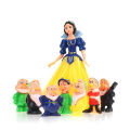 8 Pcs/set Snow White and the Seven Dwarfs Action Figure Toys 6-10cm Princess PVC. 
