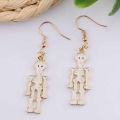 1 Pair Ghost Funny Halloween Earrings Alloy Pumpkin Hat Broom Drop Hook Earrings Party Jewelry. 