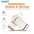 EAGET F60 USB 32gb PenDrive 64gb 128gb 256gb USB Flash Drive Memory Stick USB 3.2 for Phone laptop or Higher Version. 