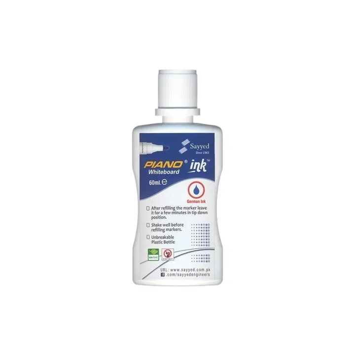 Piano Ink Piano White Board Ink 60ml – Pack of 12 | Daraz.pk