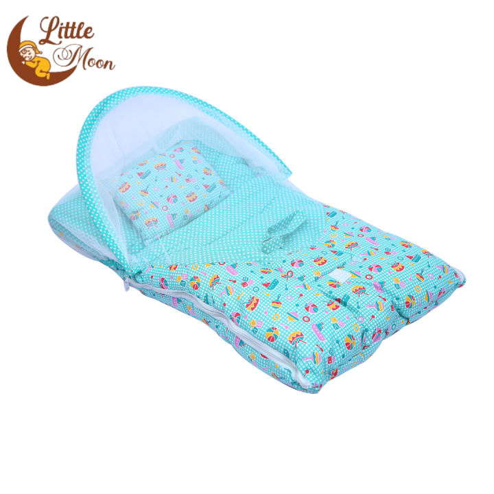 New Born Baby Carry Nest/Bed With Mosquito Net Special Soft Stuff