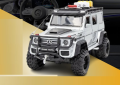 1:24 Mercedes-Benz BRABUS G550 4X4 Modified version Diecast Metal Alloy Model car Sound Light Pull Back Collection Kids Toy Gift. 