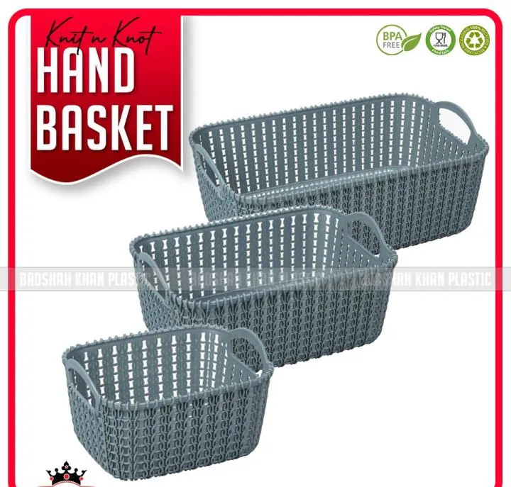 Premium Quality Hand Basket for Space Saving - BPA Free Stylish Hand ...