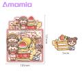 Amamia Stationery Stickers Cute Girl Kids Hand Account Scrapbook Cartoon Graffiti Stickers. 