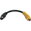 S-Video SVideo SVHS Cable 4-pin Male to Female Composite Video For DVD HDTV 4 Pin S-Video to Composite Video Adapter Cable Works with All VGA with S-Video interface. 