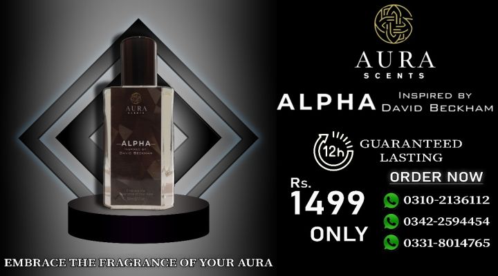 Alpha inspired by David Beckham  50 ml Eua De Perfume